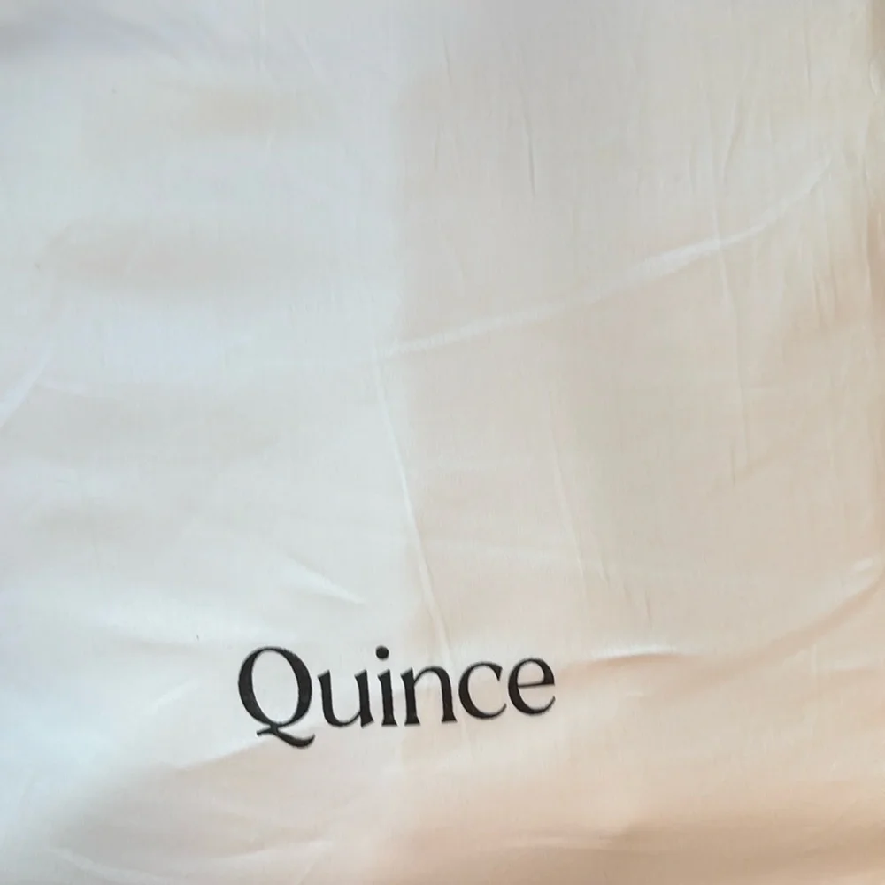 Quince Giza Cotton Sateen Duvet Cover White Full Queen